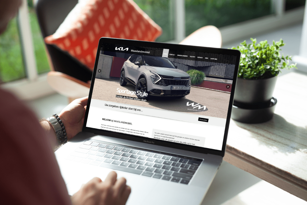 Website of Kia Waaslandmobiel, built by Offlow