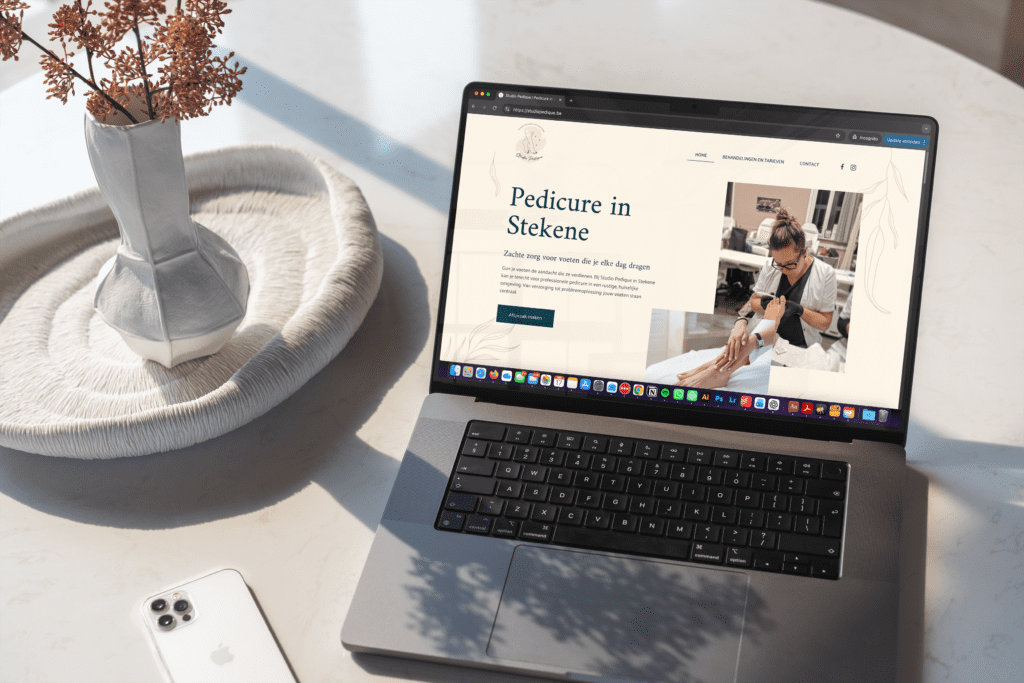 Website of Studio Pedique, built by Offlow
