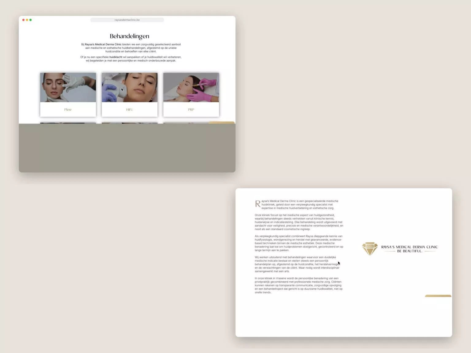 Raysas derma clinic website treatments