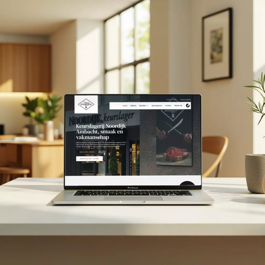 Keurslagerij Noordijk website with ordering module